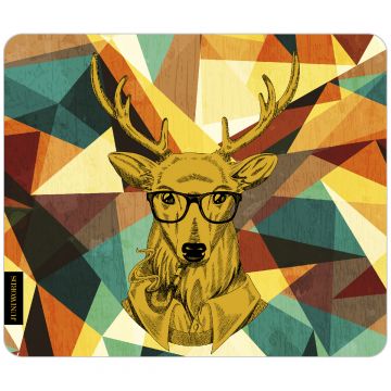 Mousepad mit rauchendem Hirsch