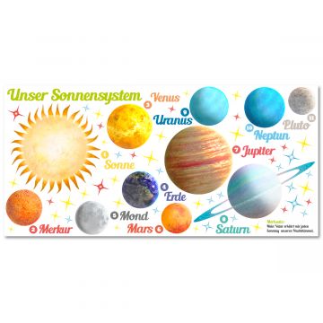 Wandsticker Set XL - Planeten