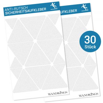 Anti-Rutsch-Sticker Dreiecke, 30 Stück