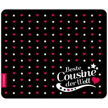 Mousepad Beste Cousine - Motiv 1