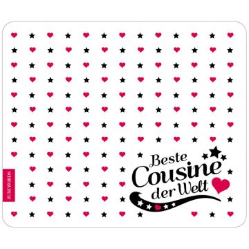 Mousepad Beste Cousine - Motiv 2