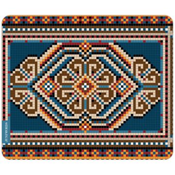 Mousepad Perserteppich Blau