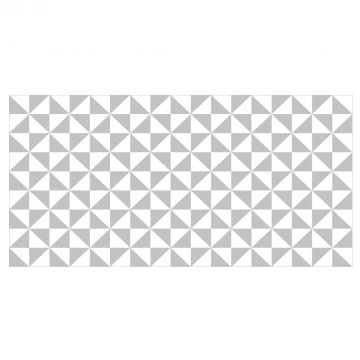 Milchglasfolie - Banner - Dreiecke