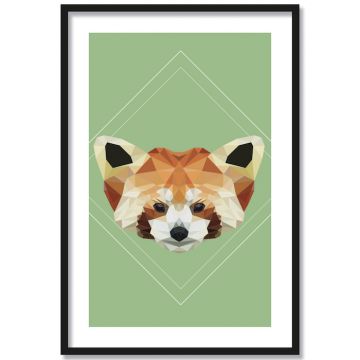 Poster Panda Lowpoly
