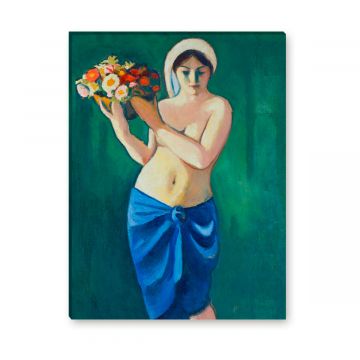 buntes Leinwandbild von August Macke