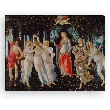 der Frühling von Botticelli als Leinwandbild