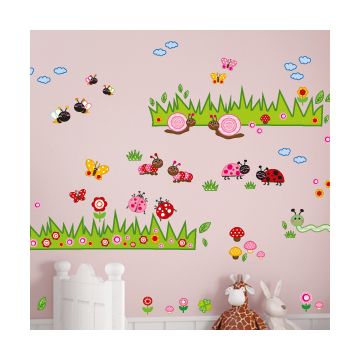 Wandsticker Mega Set - bunte Krabbelwelt