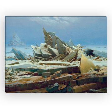 Das Eismeer von Caspar David Friedrich als Leinwandbild