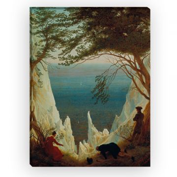 Die Kreidefelsen von Rügen auf Leinwand