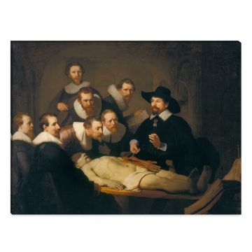 die Anatomiestudie von Rembrandt als Leinwandbild