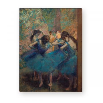 die blauen Tänzerinnen von Edgar Degas als Leinwandbild