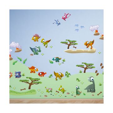 Wandsticker Mega Set - Dinosaurier