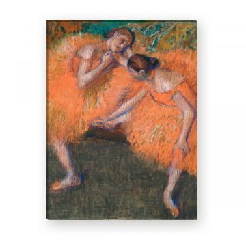 Edgar Degas - Zwei Tänzerinnen richten ihre Schuhe