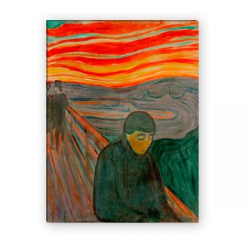 Verzweiflung von Edvard Munch als Leinwandbild