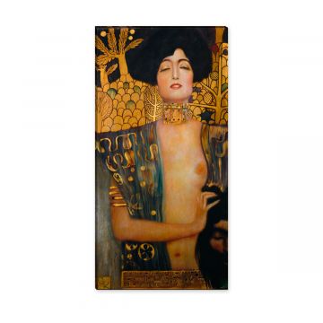 Judith mit dem Haupt des Holofernes von Gustav Klimt als Leinwandbild