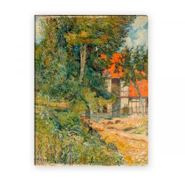 Bauernhaus in der Normandie als Leinwandbild