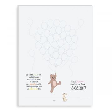 Leinwandbild zur Hochzeit Hochzeitstorte | individualisierbar