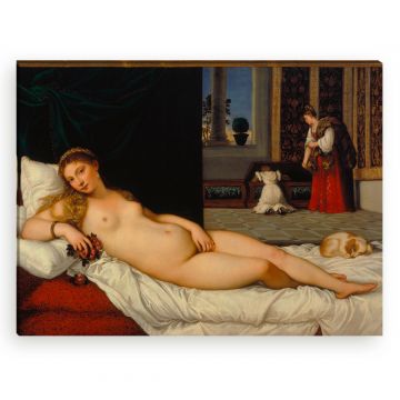 Leinwandbild Tizian die Venus von Urbino