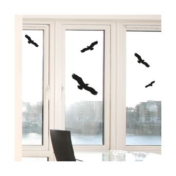 Vogelschutzaufkleber kleines Set