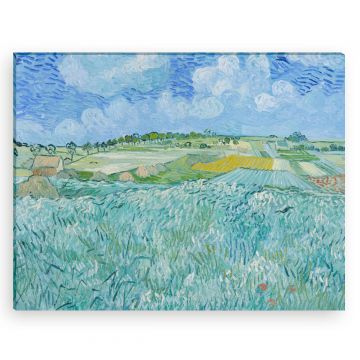 die Ebene bei Auvers Leinwandbild