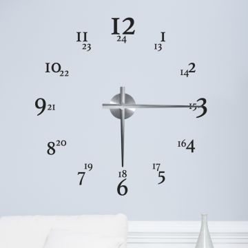 Wandtattoo Uhr