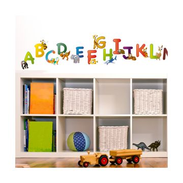 Wandsticker Mega Set - lustiges Tier ABC