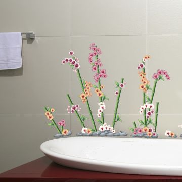 Wandsticker Set Mega - Bunte Orchideen