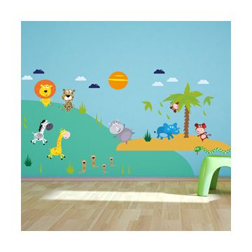 Wandsticker Set XL - Safari