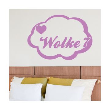 Wandtattoo Spruch - Wolke 7