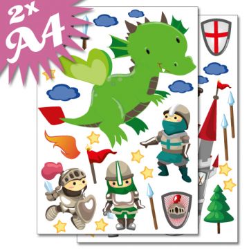 Wandsticker Ritter