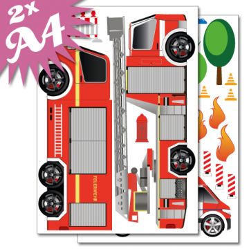 Wandsticker Feuerwehr