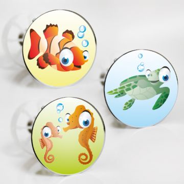 Stöpselaufkleber Unterwasser-Tiere