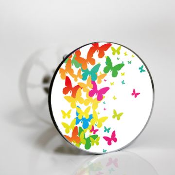 Stöpselaufkleber Schmetterling