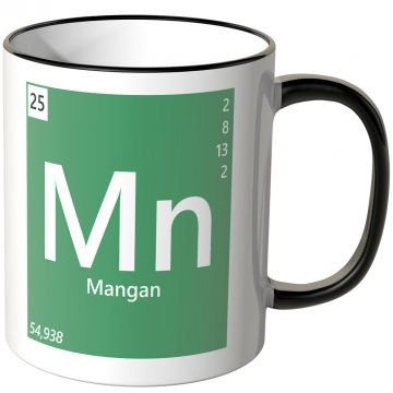 JUNIWORDS Tasse Element Mangan "Mn"