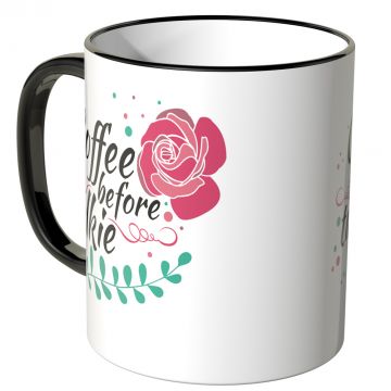 Tasse coffee before talkie