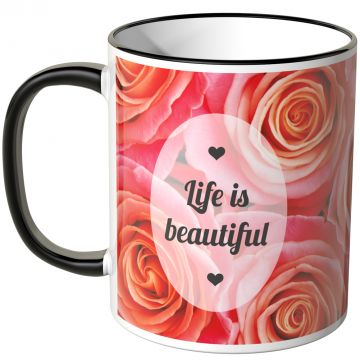 JUNIWORDS Tasse Life is beautiful