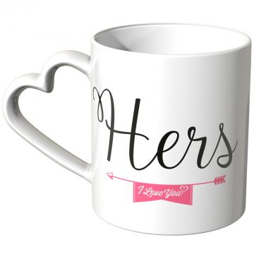 JUNIWORDS Herz Tasse Hers - I love you