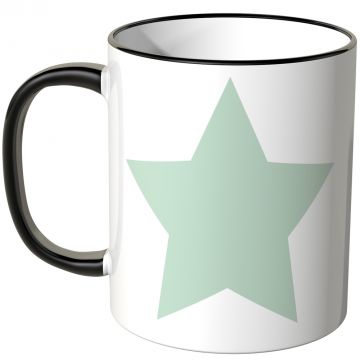 JUNIWORDS Tasse mintfarbener Stern