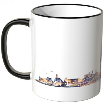 JUNIWORDS Tasse "Guten Morgen Nürnberg!" Skyline bei Nacht