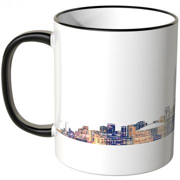 JUNIWORDS Tasse "Good Morning New Orleans!" Skyline bei Nacht