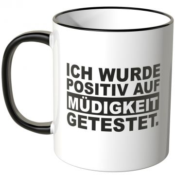 Müdigkeit Tasse Humor