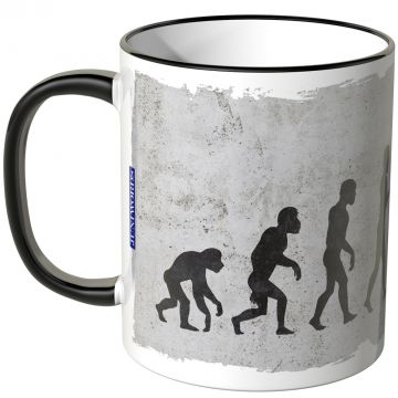 JUNIWORDS Tasse Evolution Gitarrist
