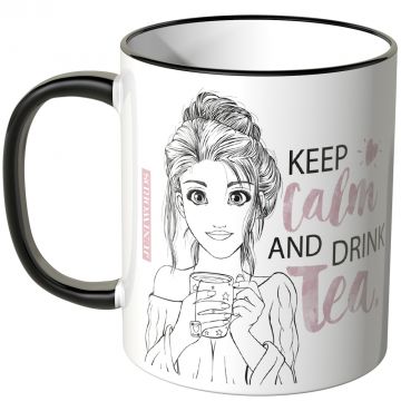 JUNIWORDS Tasse Keep calm and drink tea
