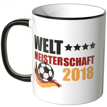 JUNIWORDS Tasse Fußball WM 2018