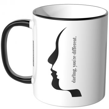 JUNIWORDS Tasse Darling, you're different.