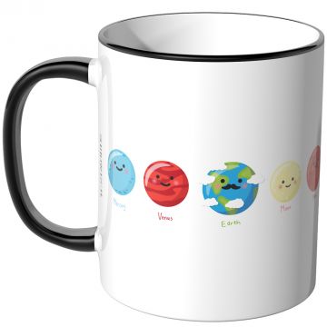 JUNIWORDS Tasse Planetenreihe