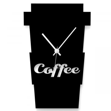 Kaffeebecher als Uhr