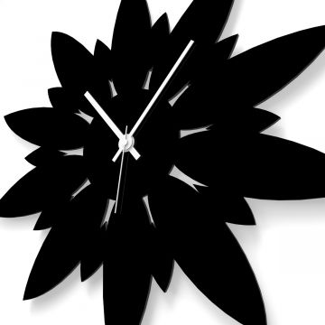 Seerose als Uhr