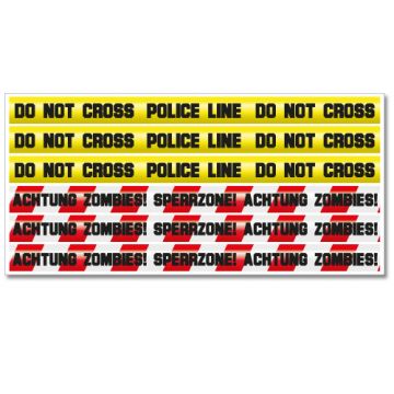 Wandsticker Set XL - Crime Tape