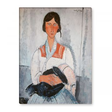 modigliani zigeunerfrau mit kind gemälde